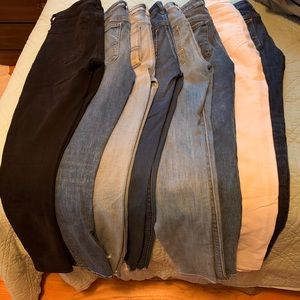 Eight pairs AE JEANS